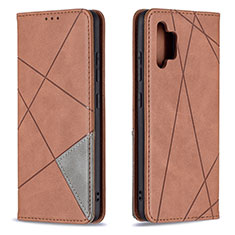 Coque Portefeuille Livre Cuir Etui Clapet B07F pour Samsung Galaxy M32 5G Marron