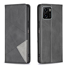 Coque Portefeuille Livre Cuir Etui Clapet B07F pour Vivo Y01 Noir