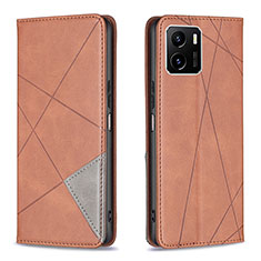 Coque Portefeuille Livre Cuir Etui Clapet B07F pour Vivo Y10 t1 Marron