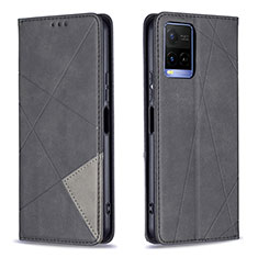 Coque Portefeuille Livre Cuir Etui Clapet B07F pour Vivo Y33s Noir