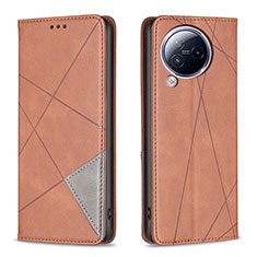 Coque Portefeuille Livre Cuir Etui Clapet B07F pour Xiaomi Civi 3 5G Marron