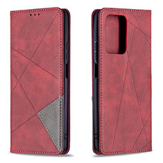 Coque Portefeuille Livre Cuir Etui Clapet B07F pour Xiaomi Mi 11T 5G Rouge