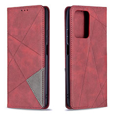 Coque Portefeuille Livre Cuir Etui Clapet B07F pour Xiaomi Mi 11T Pro 5G Rouge