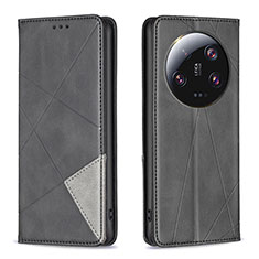 Coque Portefeuille Livre Cuir Etui Clapet B07F pour Xiaomi Mi 13 Ultra 5G Noir