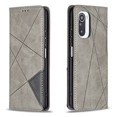 Coque Portefeuille Livre Cuir Etui Clapet B07F pour Xiaomi Poco F3 5G Brun Clair