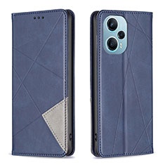 Coque Portefeuille Livre Cuir Etui Clapet B07F pour Xiaomi Poco F5 5G Bleu