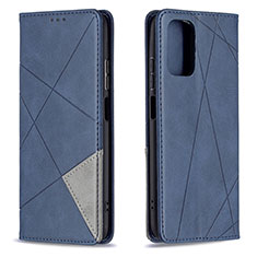 Coque Portefeuille Livre Cuir Etui Clapet B07F pour Xiaomi Poco M5S Bleu
