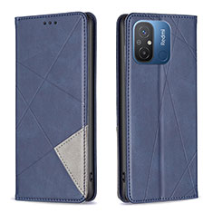 Coque Portefeuille Livre Cuir Etui Clapet B07F pour Xiaomi Redmi 12C 4G Bleu