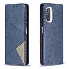 Coque Portefeuille Livre Cuir Etui Clapet B07F pour Xiaomi Redmi K40 Pro 5G Bleu