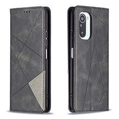 Coque Portefeuille Livre Cuir Etui Clapet B07F pour Xiaomi Redmi K40 Pro 5G Noir