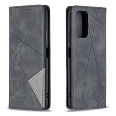 Coque Portefeuille Livre Cuir Etui Clapet B07F pour Xiaomi Redmi Note 10 Pro 4G Noir