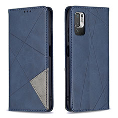 Coque Portefeuille Livre Cuir Etui Clapet B07F pour Xiaomi Redmi Note 11 SE 5G Bleu