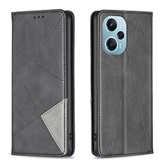 Coque Portefeuille Livre Cuir Etui Clapet B07F pour Xiaomi Redmi Note 12 Turbo 5G Noir