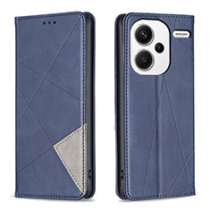 Coque Portefeuille Livre Cuir Etui Clapet B07F pour Xiaomi Redmi Note 13 Pro+ Plus 5G Bleu