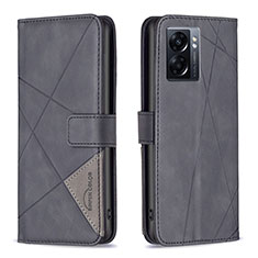 Coque Portefeuille Livre Cuir Etui Clapet B08F pour OnePlus Nord N300 5G Noir