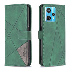 Coque Portefeuille Livre Cuir Etui Clapet B08F pour Realme Narzo 50 Pro 5G Vert