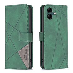 Coque Portefeuille Livre Cuir Etui Clapet B08F pour Samsung Galaxy A04E Vert