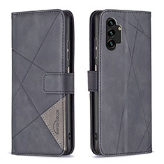 Coque Portefeuille Livre Cuir Etui Clapet B08F pour Samsung Galaxy A13 4G Noir
