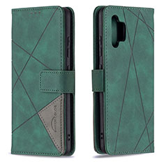 Coque Portefeuille Livre Cuir Etui Clapet B08F pour Samsung Galaxy A32 4G Vert