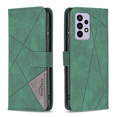 Coque Portefeuille Livre Cuir Etui Clapet B08F pour Samsung Galaxy A33 5G Vert