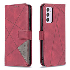 Coque Portefeuille Livre Cuir Etui Clapet B08F pour Samsung Galaxy A54 5G Rouge