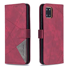 Coque Portefeuille Livre Cuir Etui Clapet B08F pour Samsung Galaxy A81 Rouge