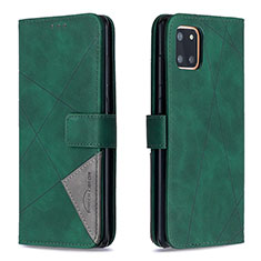 Coque Portefeuille Livre Cuir Etui Clapet B08F pour Samsung Galaxy A81 Vert