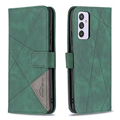 Coque Portefeuille Livre Cuir Etui Clapet B08F pour Samsung Galaxy A82 5G Vert