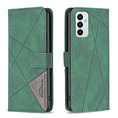 Coque Portefeuille Livre Cuir Etui Clapet B08F pour Samsung Galaxy F23 5G Vert