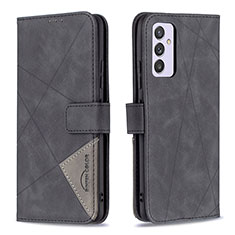 Coque Portefeuille Livre Cuir Etui Clapet B08F pour Samsung Galaxy M14 5G Noir