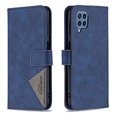 Coque Portefeuille Livre Cuir Etui Clapet B08F pour Samsung Galaxy M32 4G Bleu