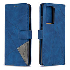 Coque Portefeuille Livre Cuir Etui Clapet B08F pour Samsung Galaxy Note 20 Ultra 5G Bleu