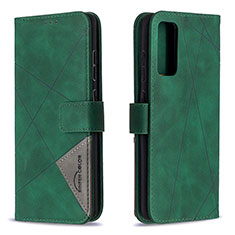 Coque Portefeuille Livre Cuir Etui Clapet B08F pour Samsung Galaxy S20 FE 5G Vert