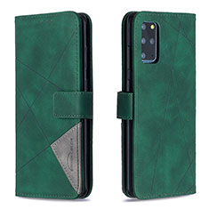 Coque Portefeuille Livre Cuir Etui Clapet B08F pour Samsung Galaxy S20 Plus Vert