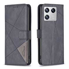 Coque Portefeuille Livre Cuir Etui Clapet B08F pour Xiaomi Mi 13 5G Noir