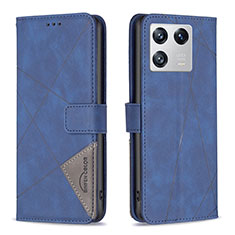 Coque Portefeuille Livre Cuir Etui Clapet B08F pour Xiaomi Mi 13 Pro 5G Bleu