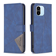 Coque Portefeuille Livre Cuir Etui Clapet B08F pour Xiaomi Poco C50 Bleu