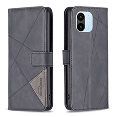 Coque Portefeuille Livre Cuir Etui Clapet B08F pour Xiaomi Poco C50 Noir