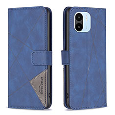 Coque Portefeuille Livre Cuir Etui Clapet B08F pour Xiaomi Redmi A1 Bleu