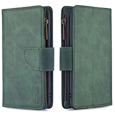 Coque Portefeuille Livre Cuir Etui Clapet B09F pour Samsung Galaxy M60s Vert