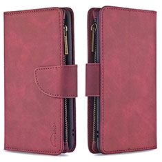 Coque Portefeuille Livre Cuir Etui Clapet B09F pour Samsung Galaxy M80S Rouge