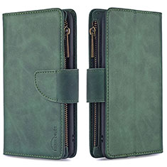 Coque Portefeuille Livre Cuir Etui Clapet B09F pour Samsung Galaxy M80S Vert