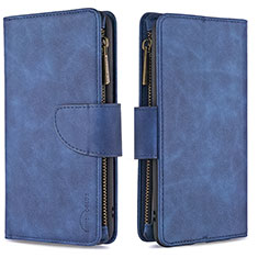 Coque Portefeuille Livre Cuir Etui Clapet B09F pour Samsung Galaxy Note 20 5G Bleu