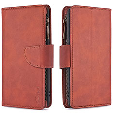 Coque Portefeuille Livre Cuir Etui Clapet B09F pour Xiaomi Poco X3 NFC Marron