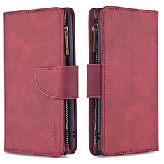 Coque Portefeuille Livre Cuir Etui Clapet B09F pour Xiaomi Poco X3 NFC Rouge