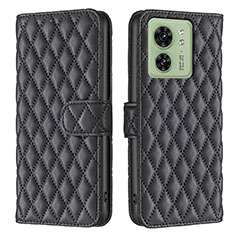 Coque Portefeuille Livre Cuir Etui Clapet B11F pour Motorola Moto Edge 40 5G Noir