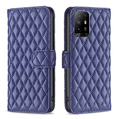 Coque Portefeuille Livre Cuir Etui Clapet B11F pour Oppo A94 5G Bleu