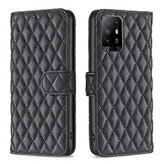 Coque Portefeuille Livre Cuir Etui Clapet B11F pour Oppo A95 5G Noir