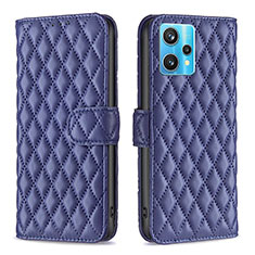 Coque Portefeuille Livre Cuir Etui Clapet B11F pour Realme 9 4G Bleu