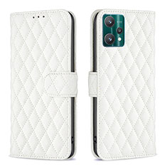 Coque Portefeuille Livre Cuir Etui Clapet B11F pour Realme 9 5G Blanc